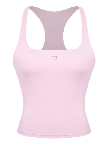 Áo thun ba lỗ nữ lưng chữ Y ôm BRETH sẵn mút ngực cổ vuông