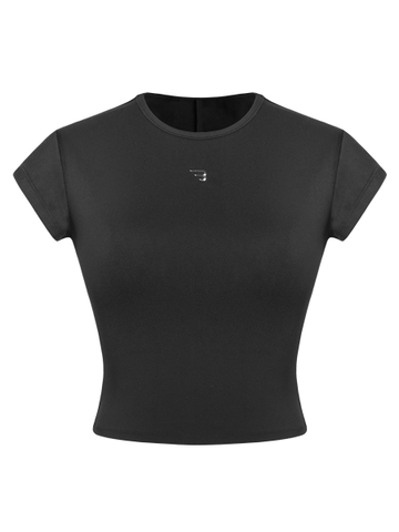 Áo thun nữ thể thao body croptop BRETH khoét lưng có mút ngực