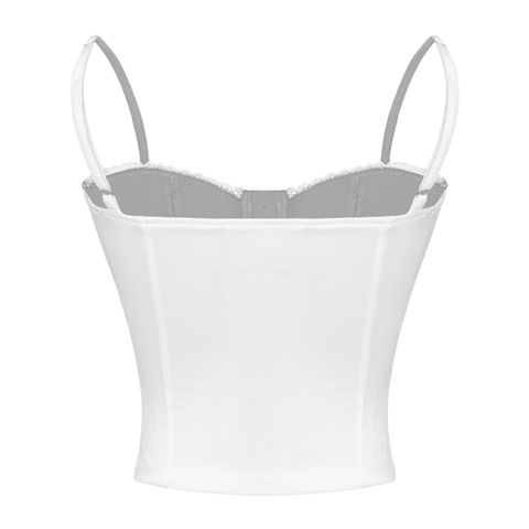 SISTERS Áo hai dây kiểu Corset phối ren Béatrice