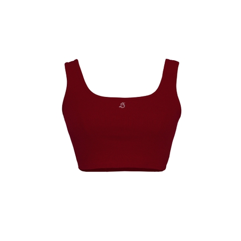 Sisters Áo croptop bản to thun gân co giãn Lendi