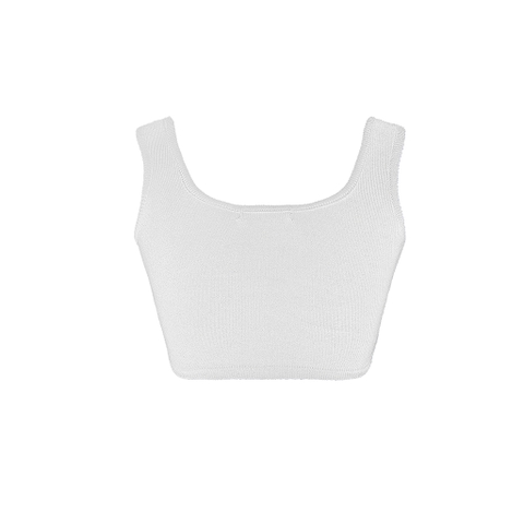 Sisters Áo croptop bản to thun gân co giãn Lendi