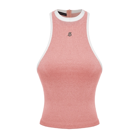 SISTERS Áo ba lỗ khoét sâu Fencii