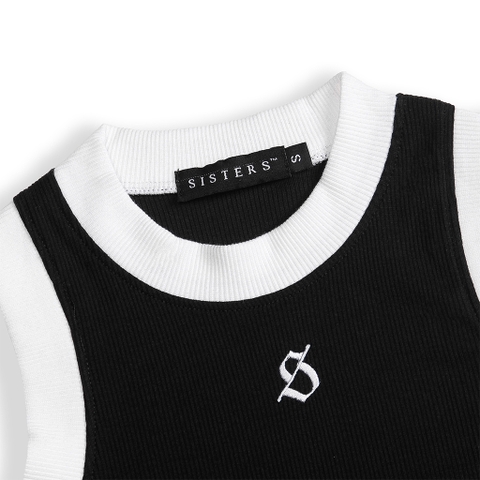 Sisters Áo ba lỗ vạt bầu phối viền Cindy