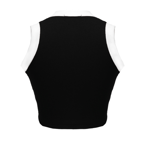 Sisters Áo ba lỗ vạt bầu phối viền Cindy