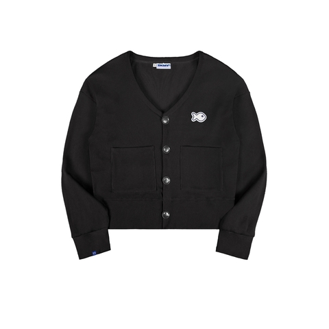 DKMV Cropped Rib Cadigan