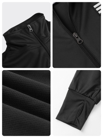 H10-AK2 Áo khoác chống nắng cổ trụ 2 lớp