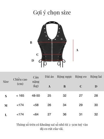 SISTERS Áo croptop cổ yếm đan dây Riveria - Trắng