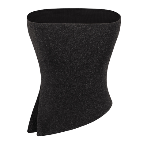 SISTERS Áo croptop ánh kim cúp ngực Elfin