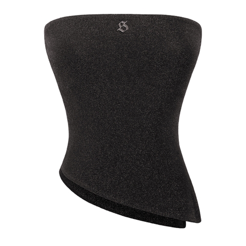 SISTERS Áo croptop ánh kim cúp ngực Elfin