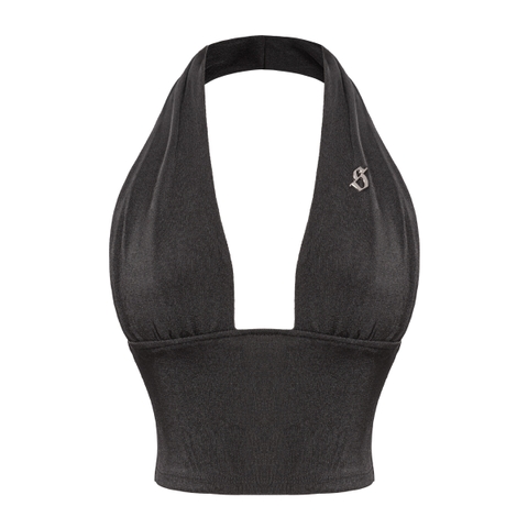 SISTERS Áo croptop cổ yếm Callista