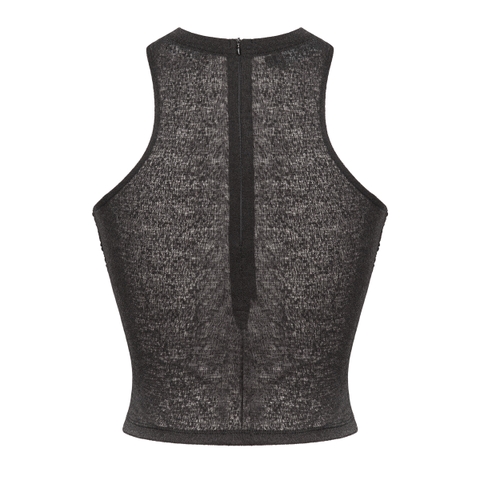 SISTERS Áo croptop phối ren ngực Sera