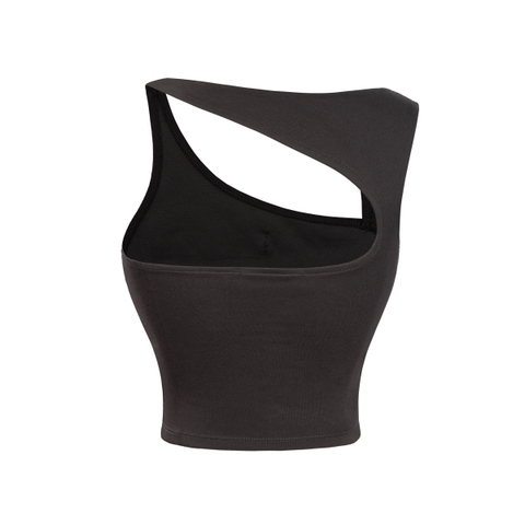 SISTERS Áo croptop cổ cách điệu Phoenix