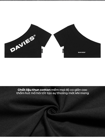 DSS One Shoulder Croptop Tee