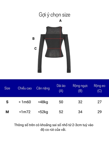 DKMV Starlet Top - Đen