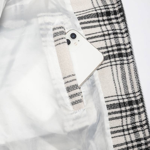 DSW Flannel Hooded Jacket