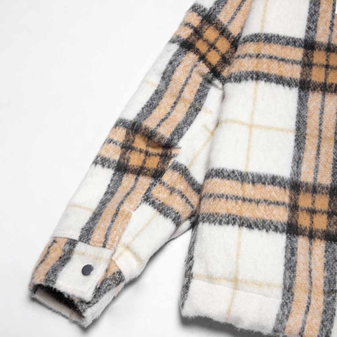 DSW Flannel Button-Up Boxy Jacket