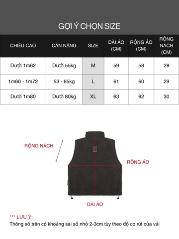 DSW Fleece Zip-Up Vest Jacket