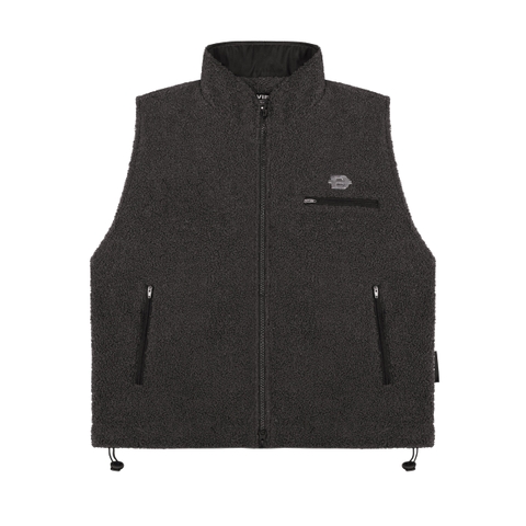 DSW Fleece Zip-Up Vest Jacket