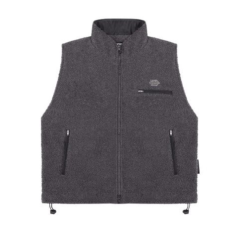 DSW Fleece Zip-Up Vest Jacket