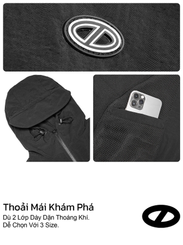 ONTOP Nylon Hooded Vest