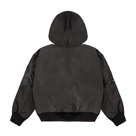 DSW Double Box Hooded Bomber Jacket
