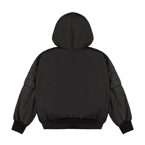 DSW Double Box Hooded Bomber Jacket