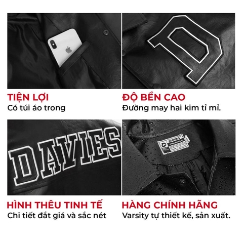 DSW BMG Leather Varsity Jacket