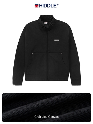 Áo khoác nam canvas phối cổ ticke local brand HIDDLE H-AK1