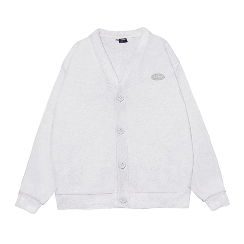 K09-AK2 DKMV Rib Cardigan-Xám