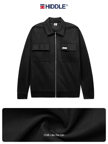Áo khoác da lộn nam 2 lớp Classic HIDDLE H11-AK1