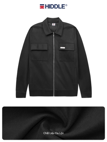 Áo khoác da lộn nam 2 lớp Classic HIDDLE H11-AK1