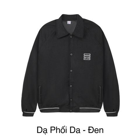 Áo khoác dạ nam hàng hiệu phối da Hiddle H10-AK5