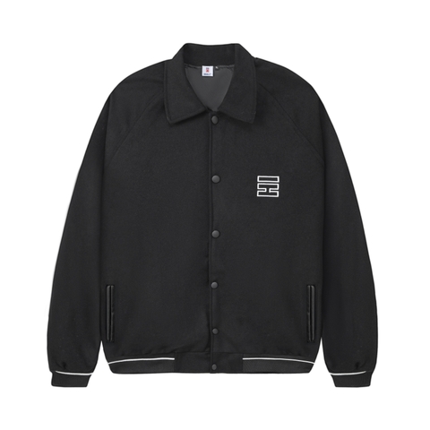 Áo khoác dạ nam hàng hiệu phối da Hiddle H10-AK5