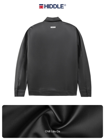 Áo khoác da nam hàng hiệu form Casual chính hãng HIDDLE H11-AK2