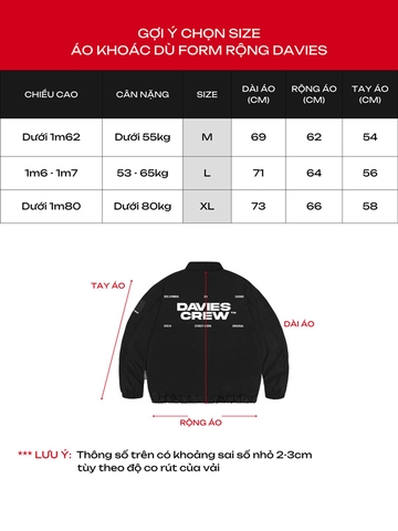 DSW Jacket DAVIES Crew