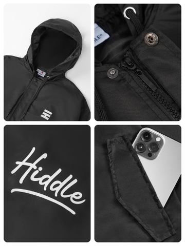 H9-AK10 Áo khoác gió nam có mũ Hiddle