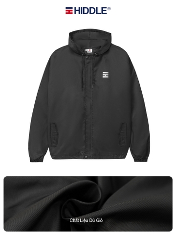 H9-AK10 Áo khoác gió nam có mũ Hiddle
