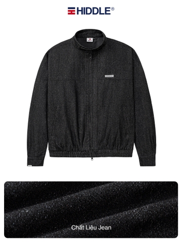 Áo khoác jean nam cổ trụ hai lớp Hiddle H-AK2