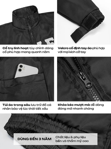 D36-AK4 Label Cotton-padded Jacket 2.0
