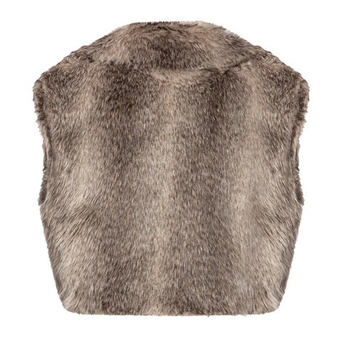 SISTERS Áo khoác lông cộc tay Elsie