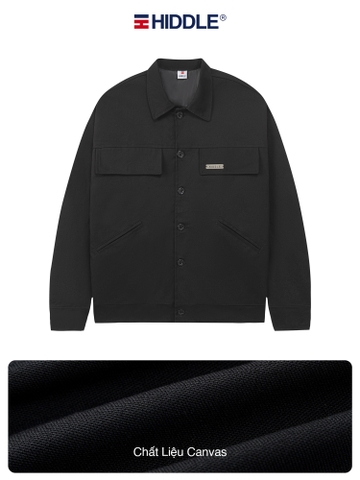 Áo khoác dạ nam cao cấp Hiddle khuy cài H13-AK4