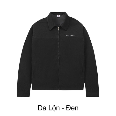 Áo khoác nam đen dáng ngắn Hiddle H8-AK8