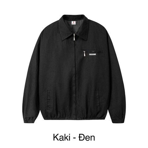 Áo khoác kaki kéo khóa ngực Hiddle H7-AK9