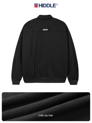 H9-AK5 Áo khoác Kaki cổ bẻ 1 túi