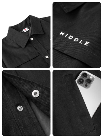 Áo khoác nam kaki cổ bẻ Hiddle H9-AK6