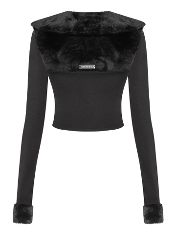 SISTERS Áo phối lông thỏ Helena