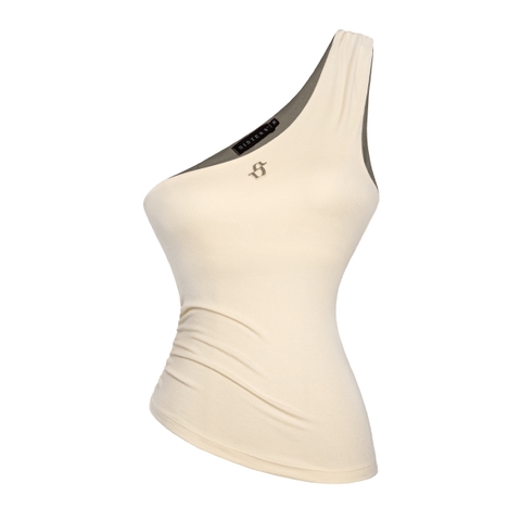 SISTERS Áo dáng dài lệch vai Dora