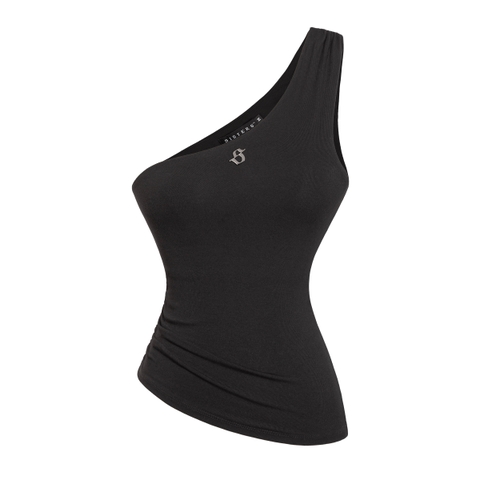 SISTERS Áo dáng dài lệch vai Dora