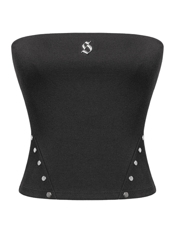 Áo ống nữ croptop ôm sát body SISTERS đính đinh tán sexxy