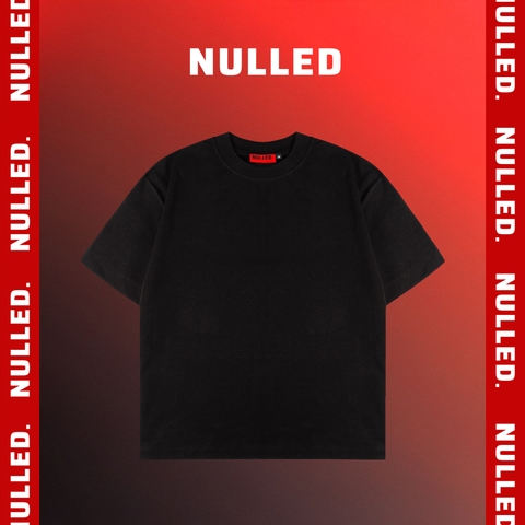 Áo phông đen trơn NULLED Basic Tee N-T00-D